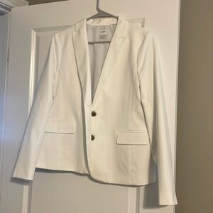 Size 10 white blazer from J Crew.